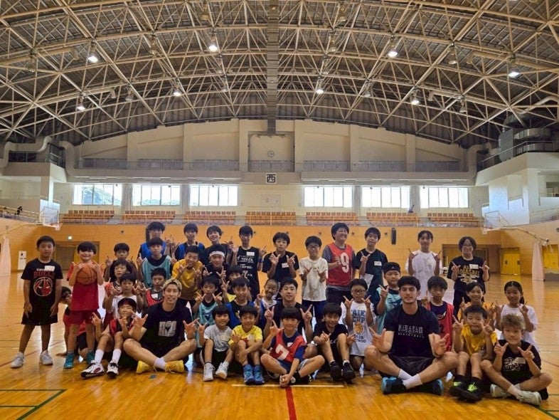 【ホームタウン活動】佐世保市委託事業 バスケクリニック@佐世保市東部スポーツ広場
