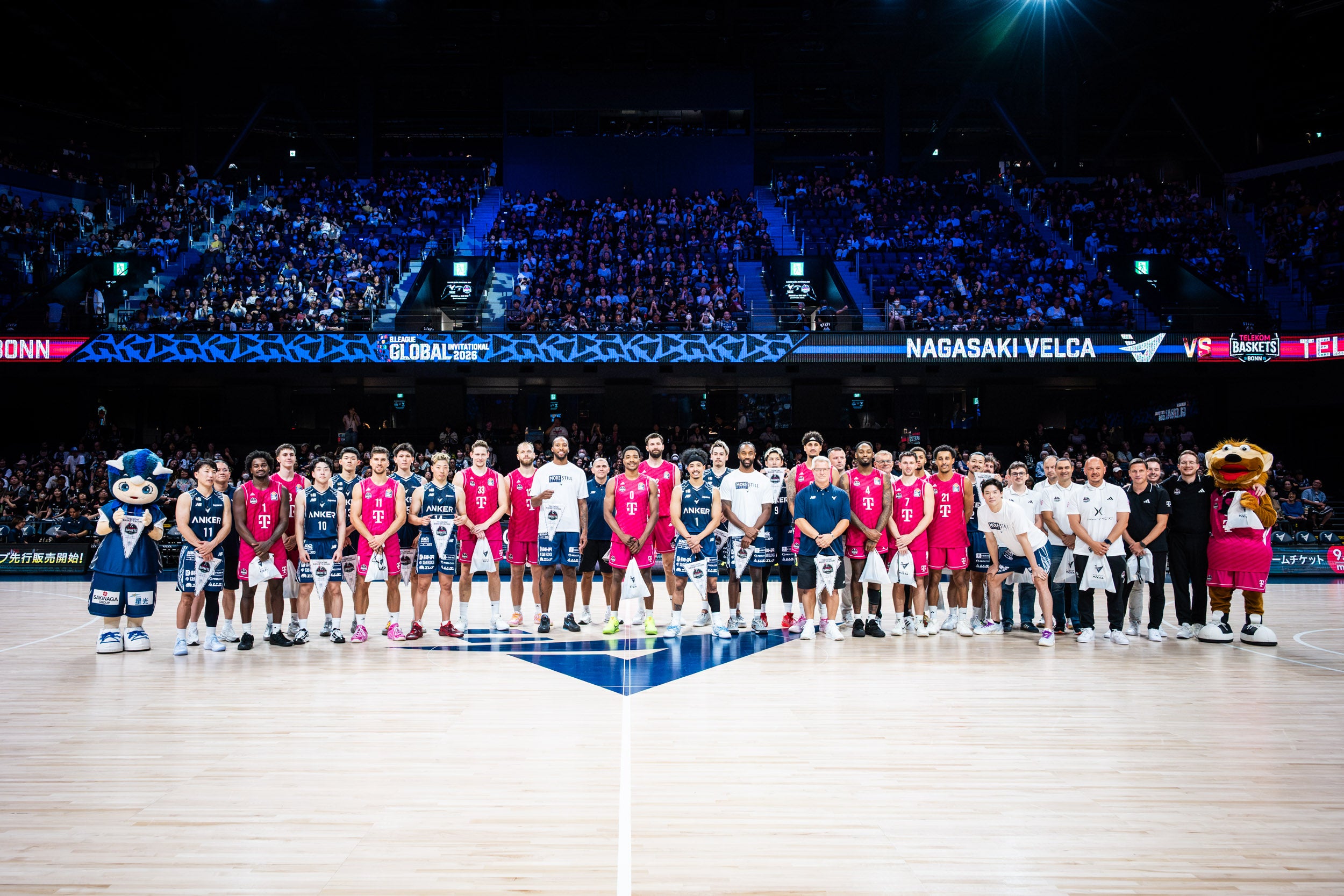 【試合結果】9/6(日)「B.LEAGUE GLOBAL INVITATIONAL 2026」vsテレコム・バスケッツ・ボン